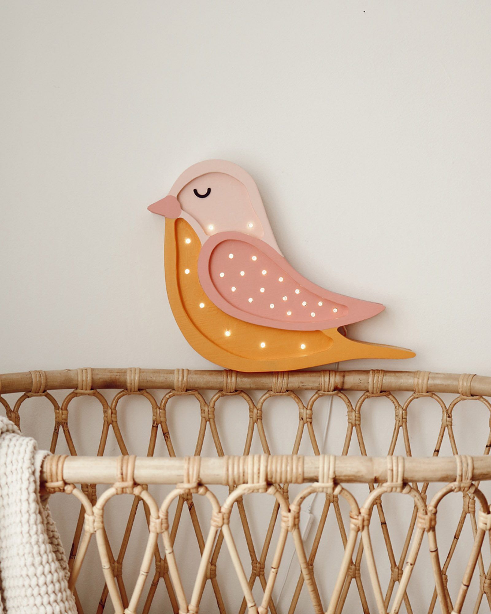 Lâmpada Bird Honey Rose