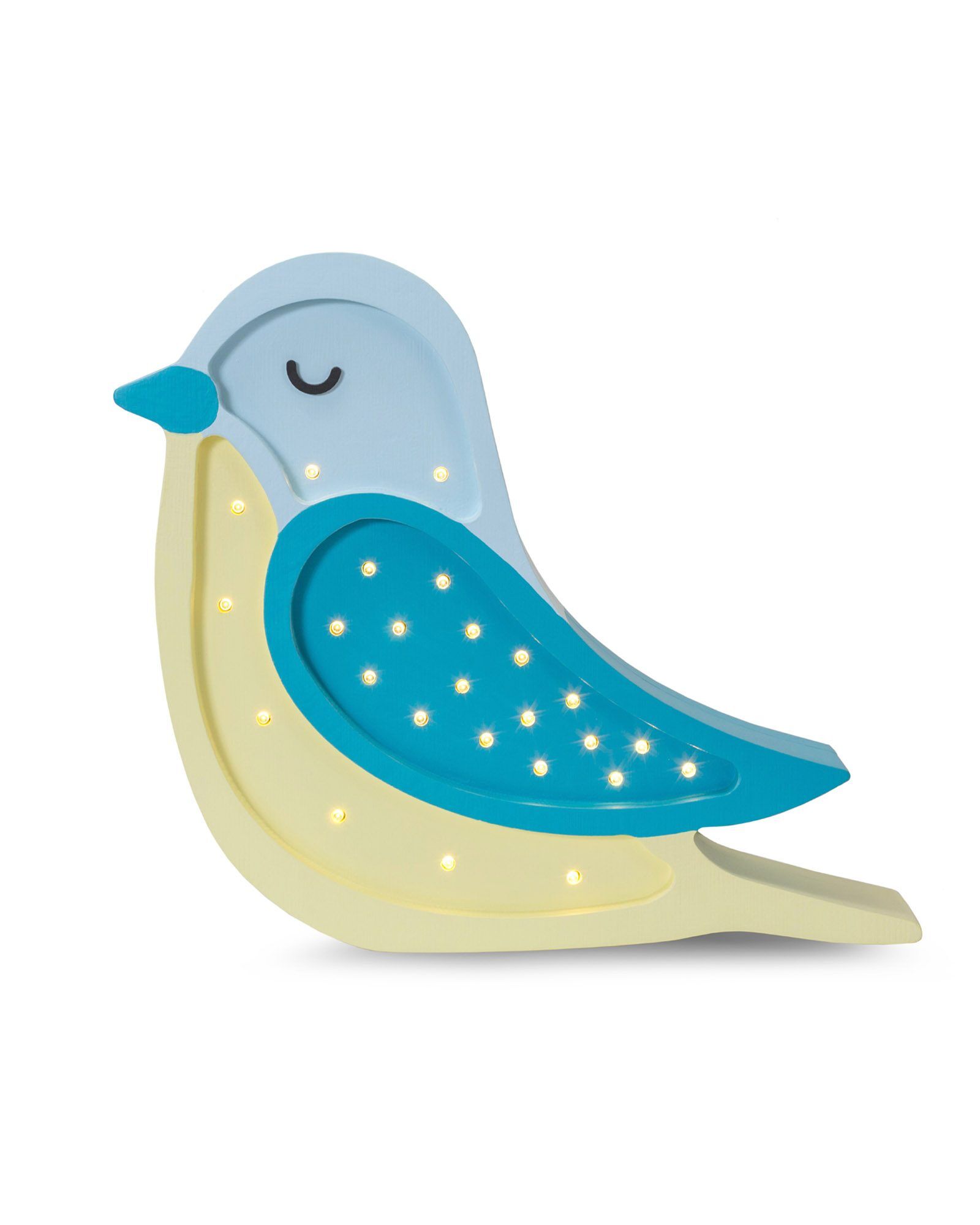 Lâmpada Bird Turquoise Yellow