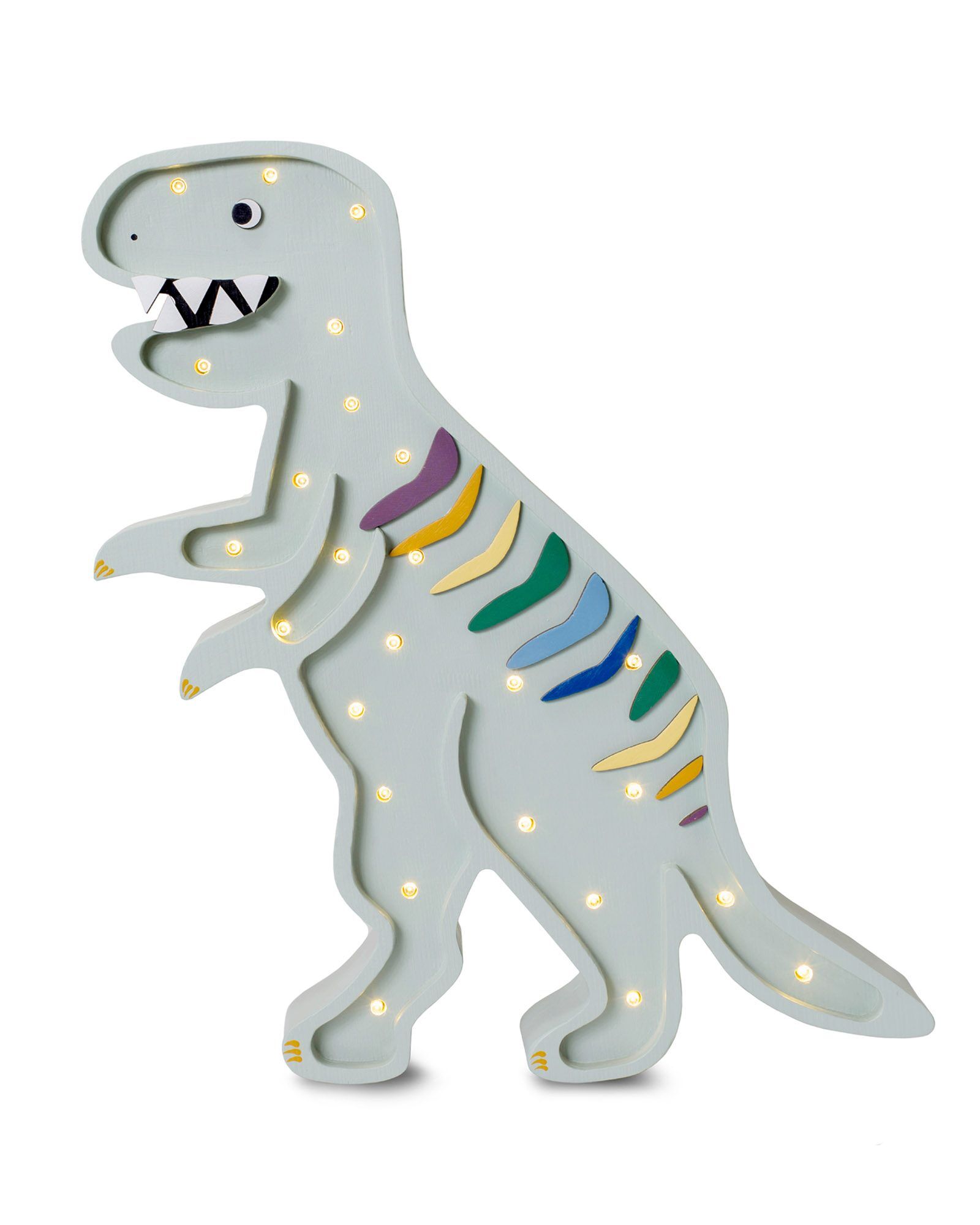 Lâmpada Dino T.Rex Khaki Pastel