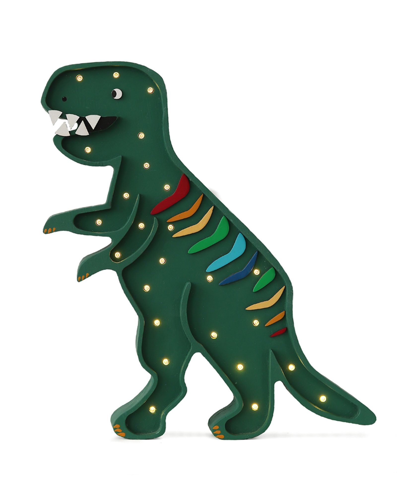 Lâmpada Dino T.Rex Rainbow Green