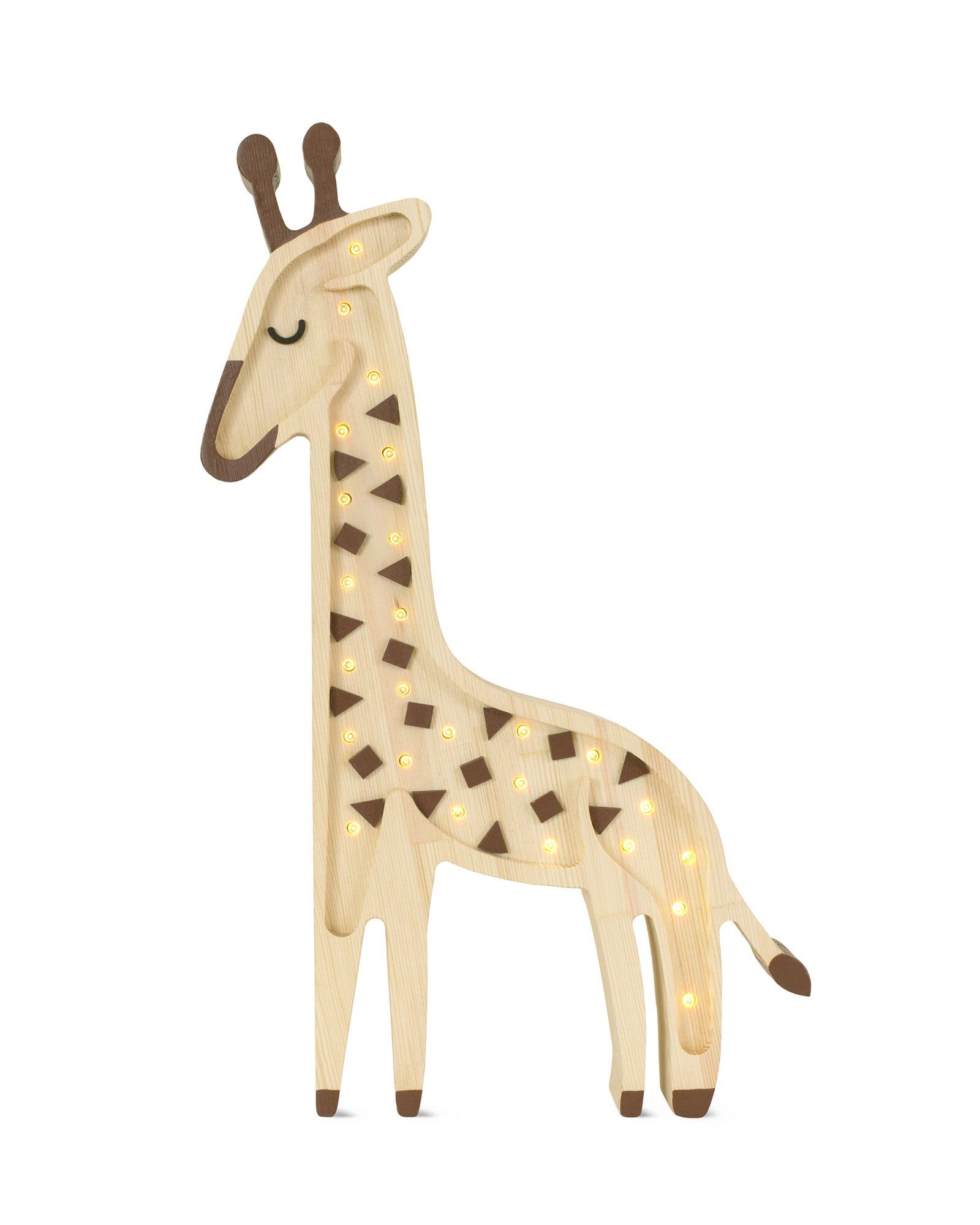 Lâmpada Giraffe Serengeti Wood