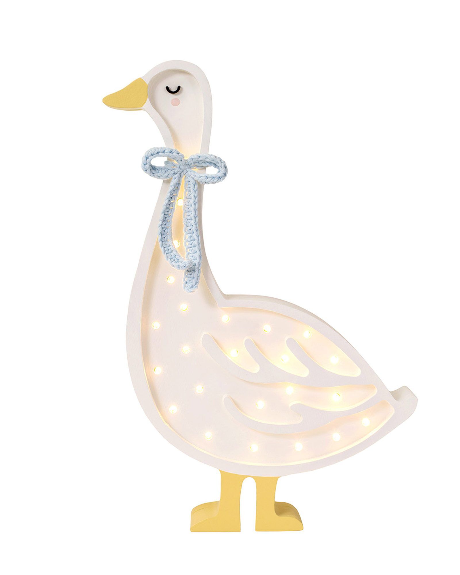 Lâmpada Goose Cottage Blue Bow