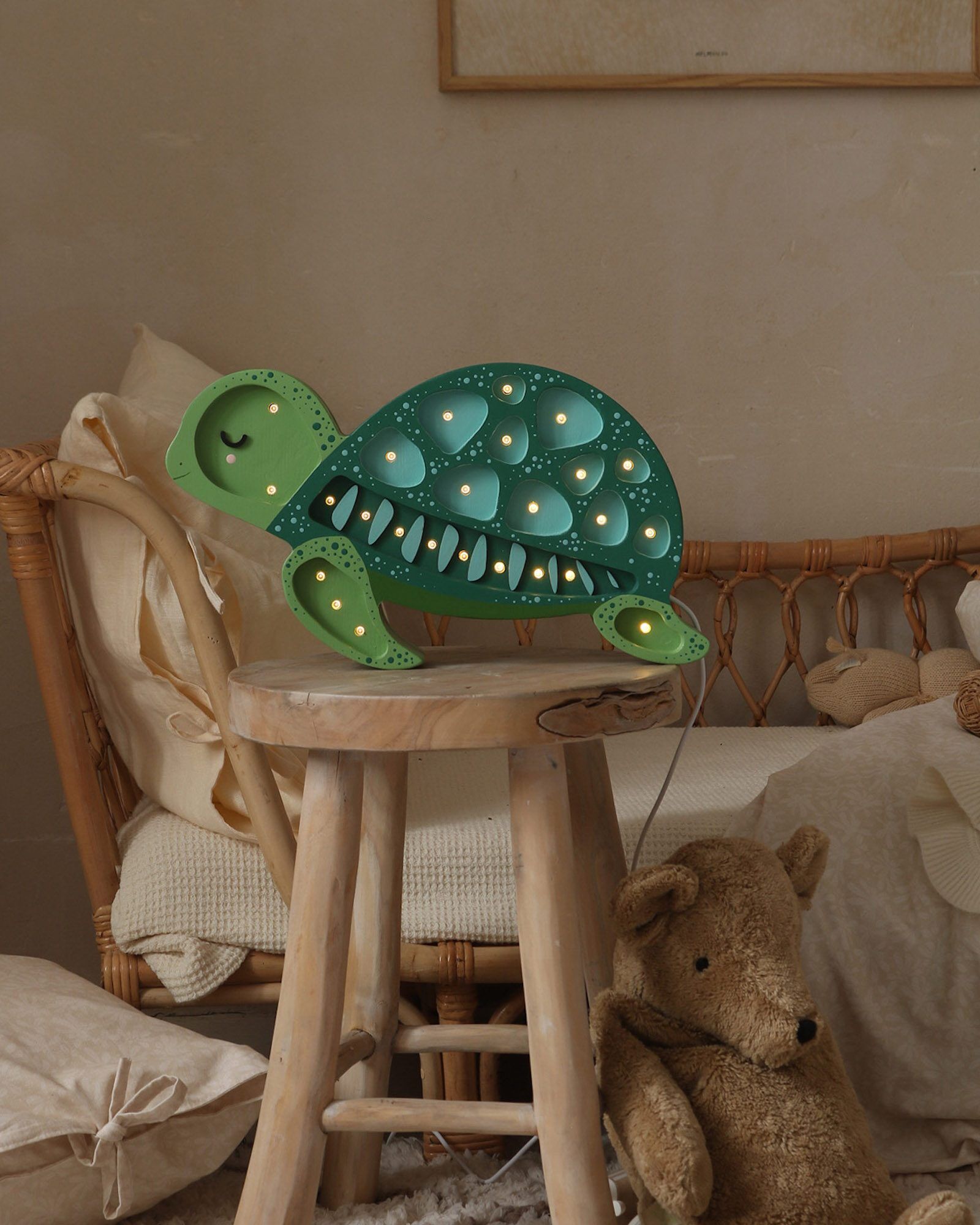 Lâmpada Turtle Ocean Green