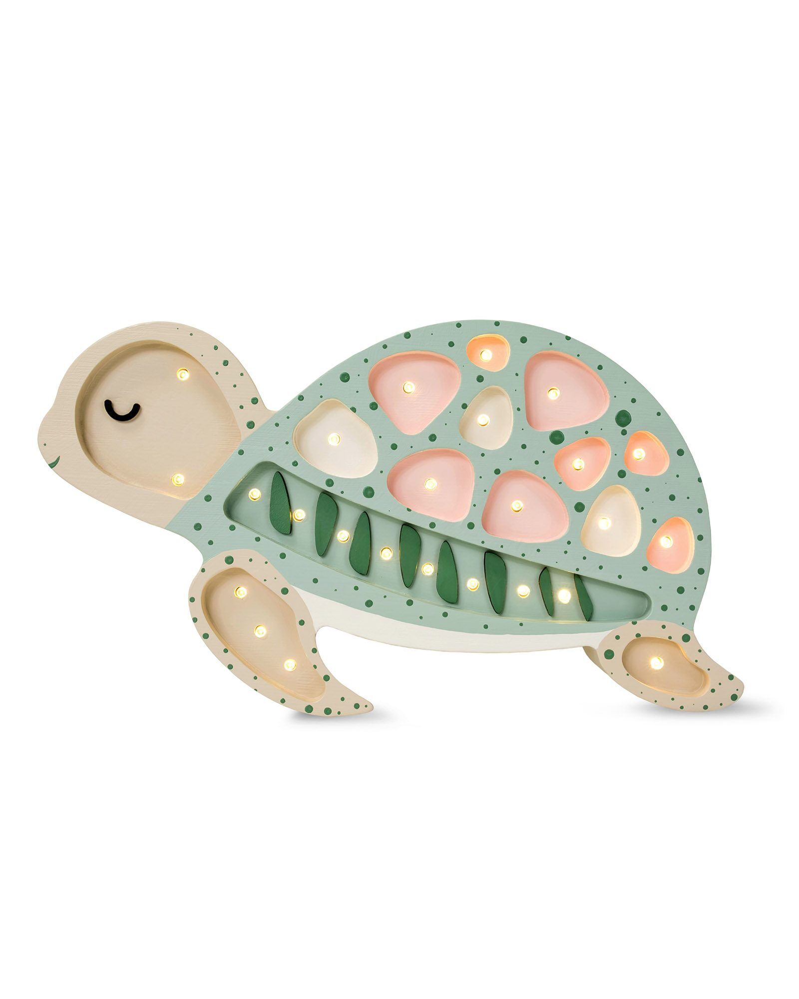 Lâmpada Turtle Seafoam Pink
