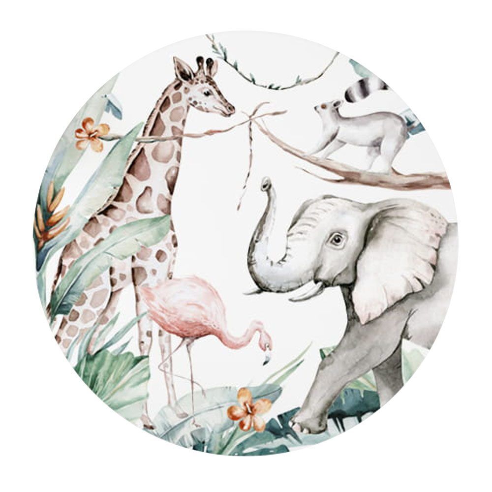 Autocolantes de parede - A selva e os amigos.