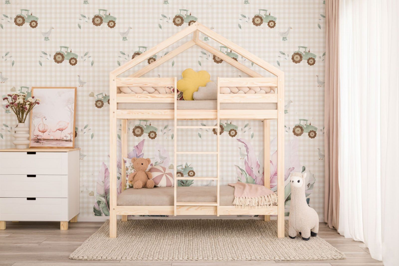 Papel de parede - Lovely Farm - Tractores